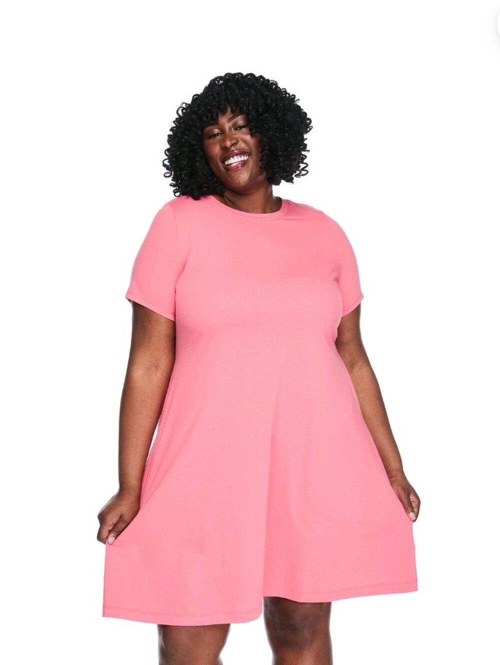 Lane Bryant Pink Plus Size T-Shirt Dress – Size 6X – Brand New